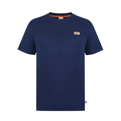 Navy - Front - SoulCal Mens Signature Regular T-Shirt