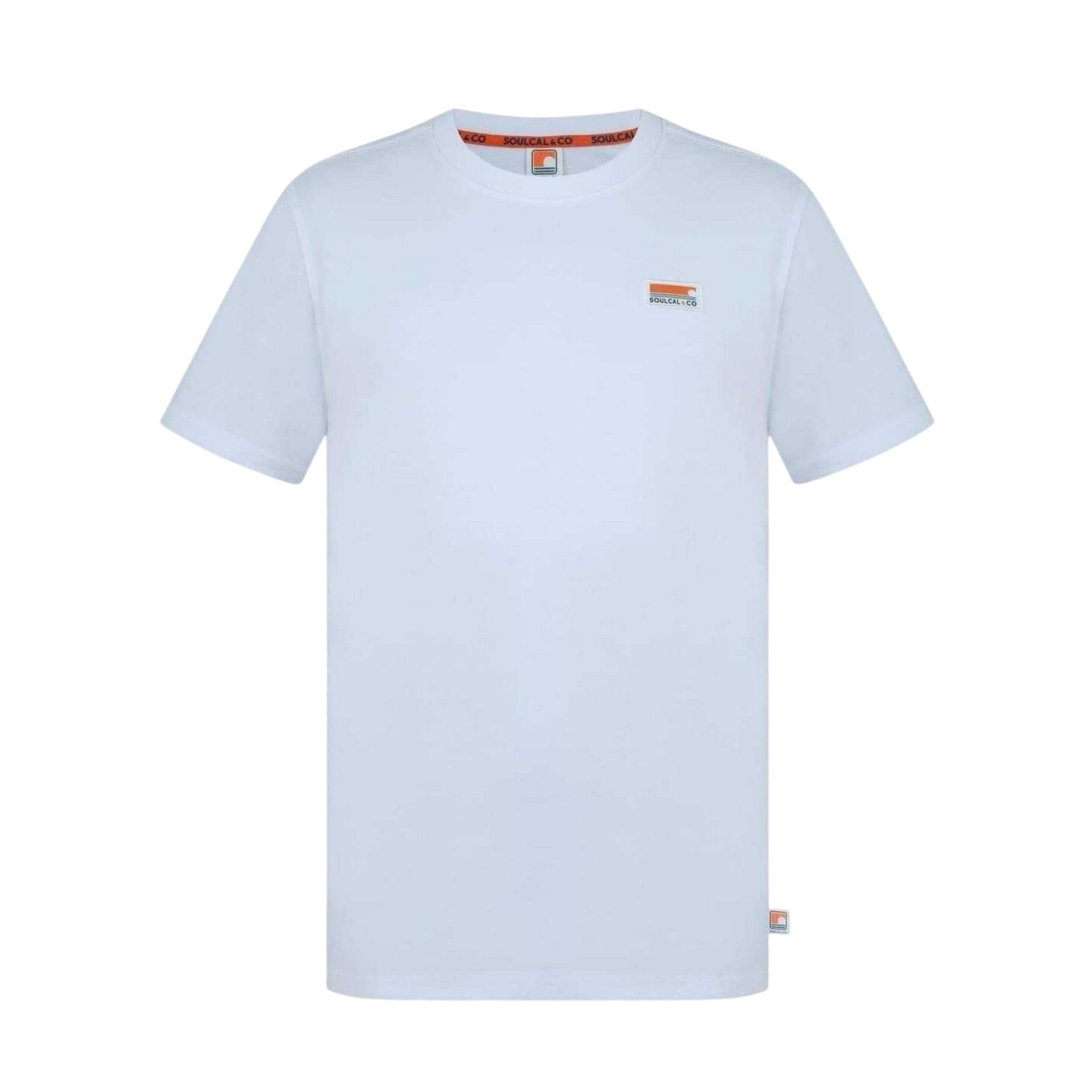 White - Front - SoulCal Mens Signature Regular T-Shirt