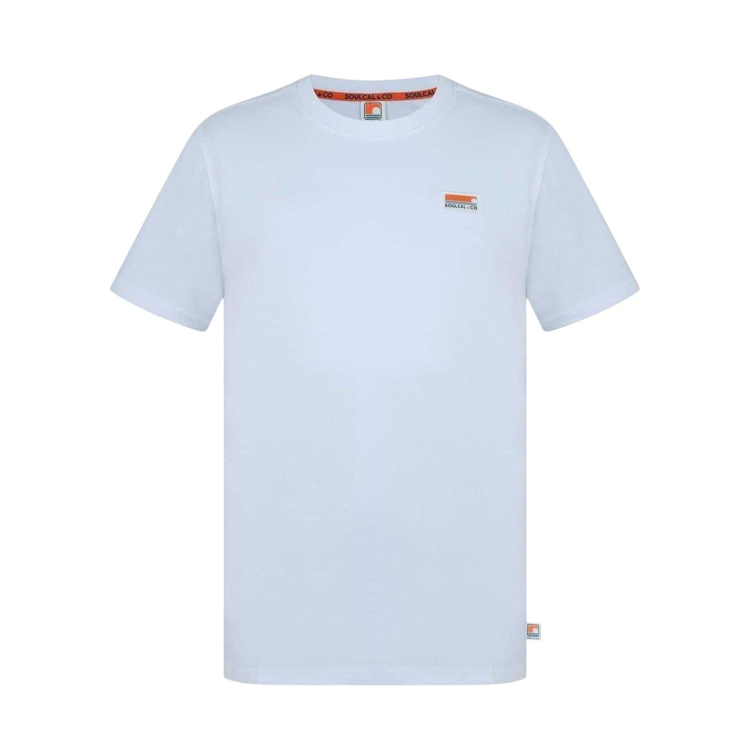 White - Front - SoulCal Mens Signature Regular T-Shirt