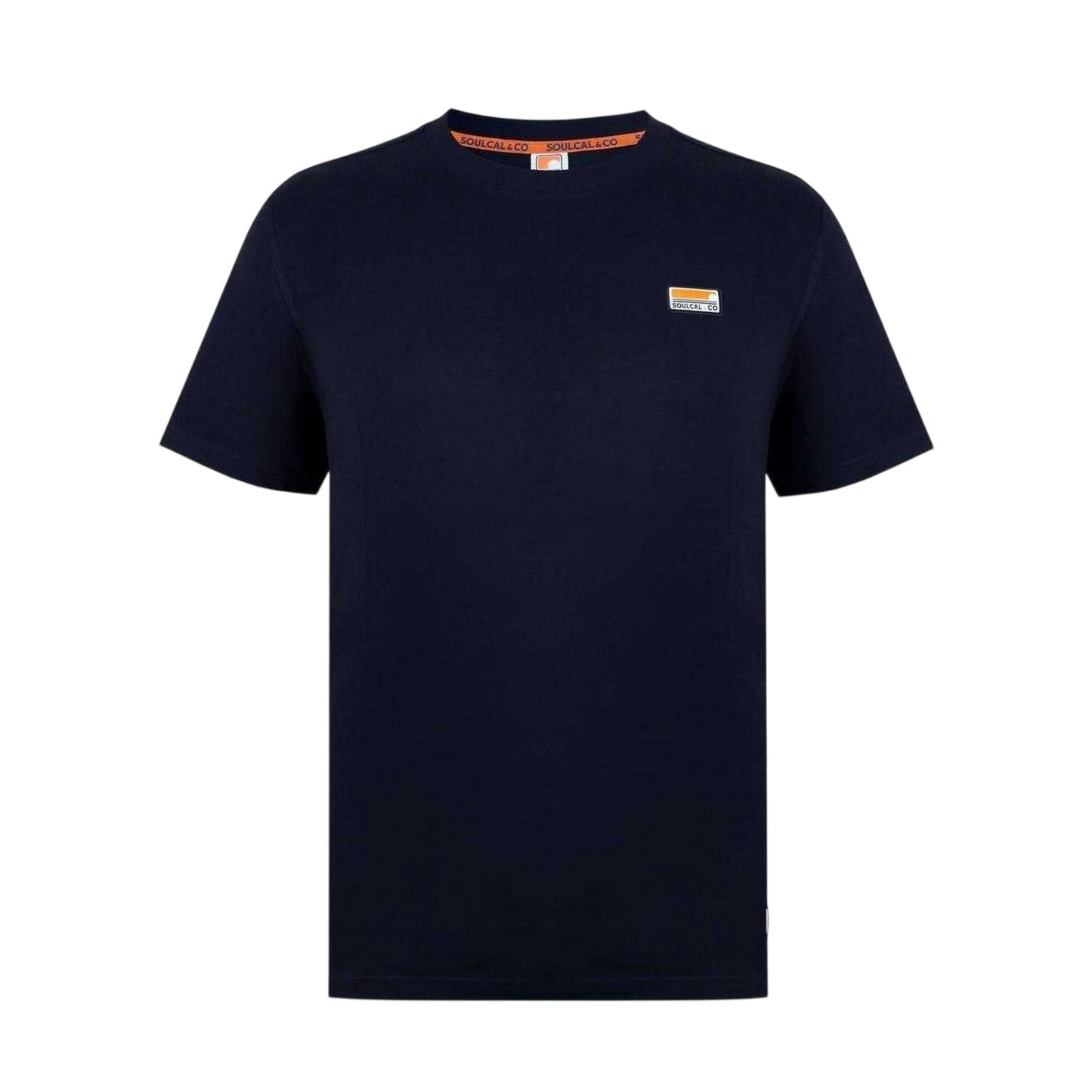 Black - Front - SoulCal Mens Signature Regular T-Shirt