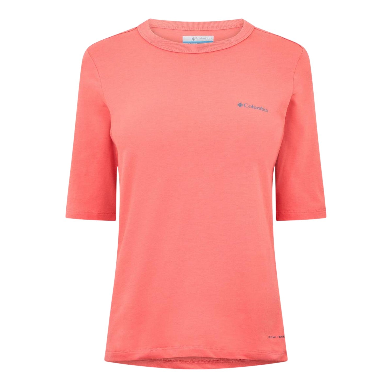 Alpen Rose - Front - Columbia Womens-Ladies Trek Logo Crew Neck T-Shirt