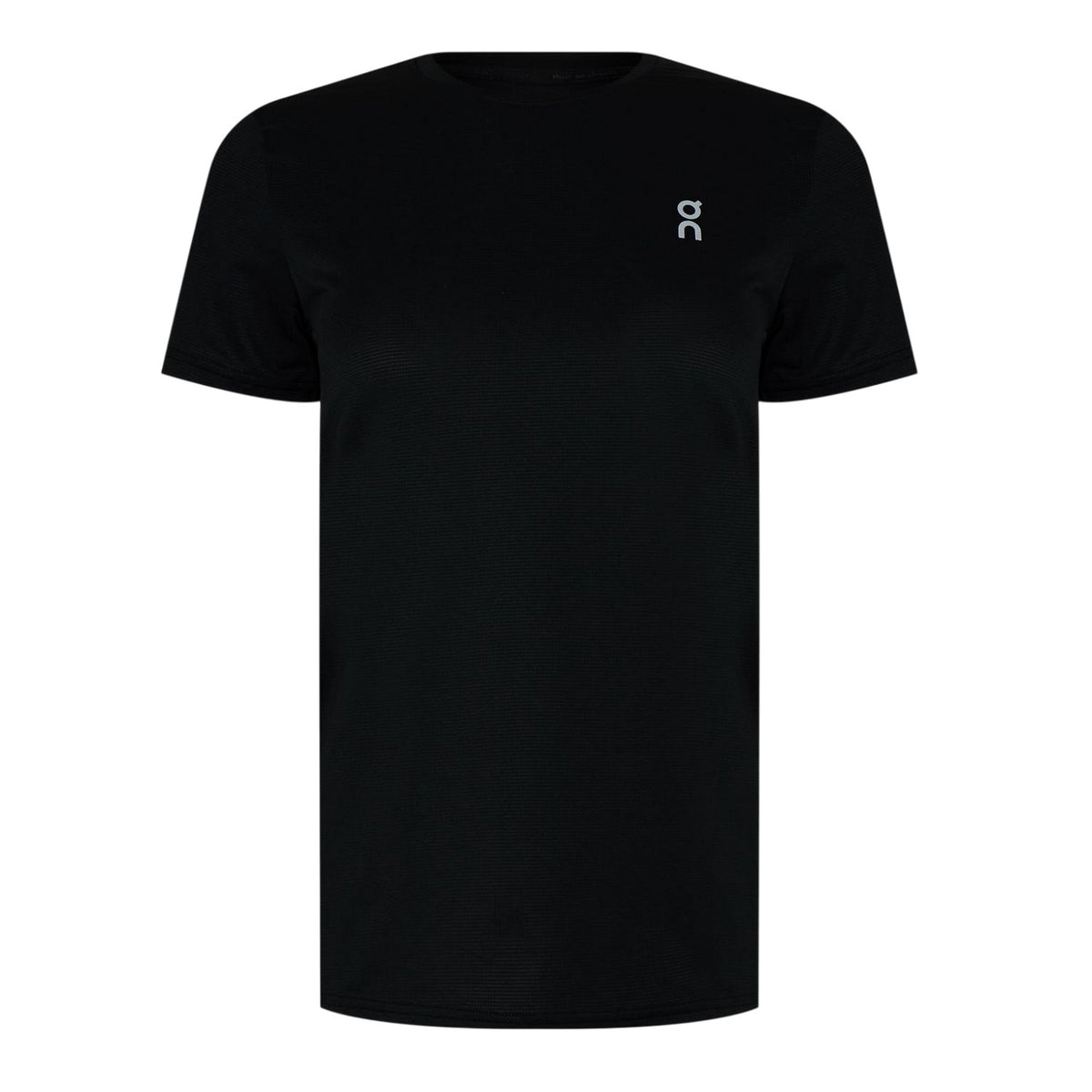Black - Front - On Running Womens-Ladies Core Logo Running T-Shirt