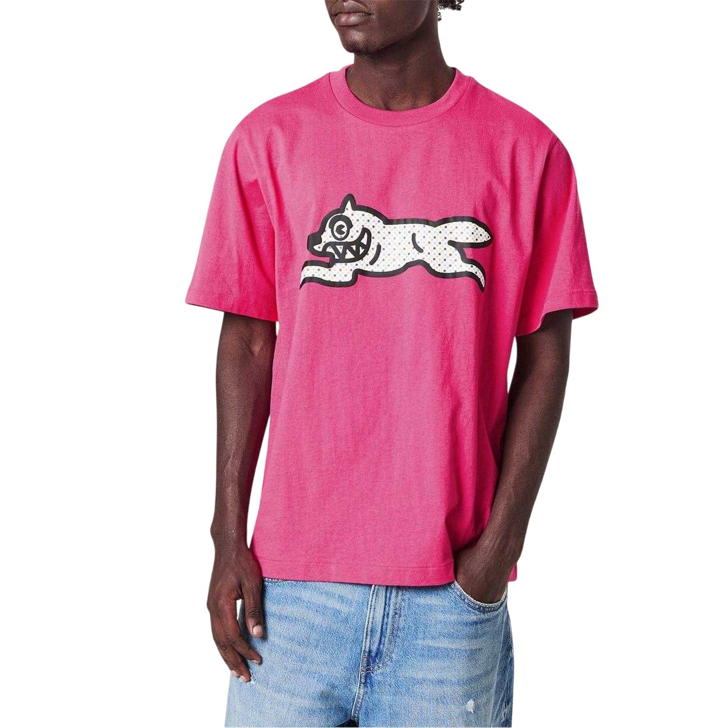 Pink - Side - ICECREAM Mens Dog T-Shirt