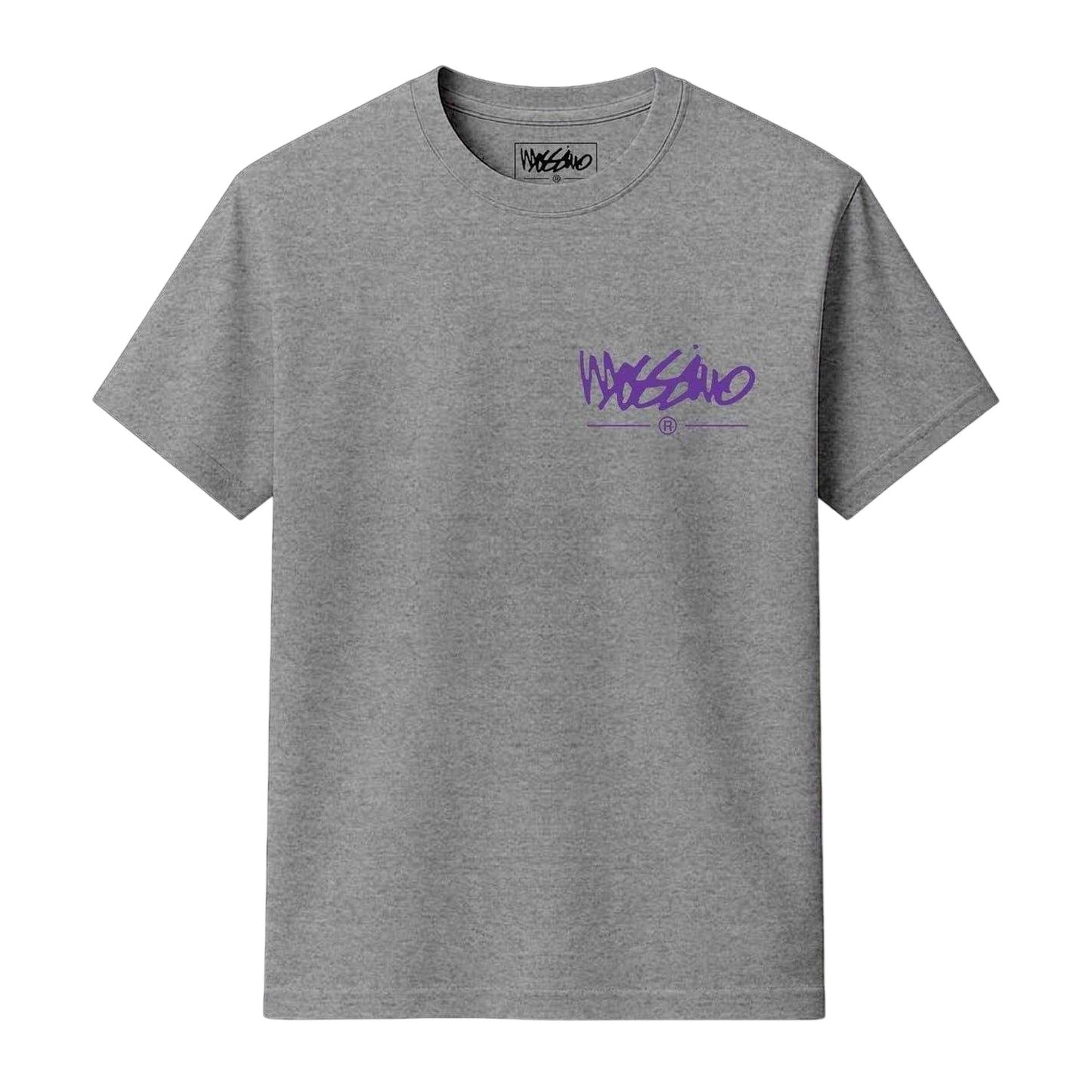 Grey Marl - Front - Signature Mens Signature Crew Neck T-Shirt