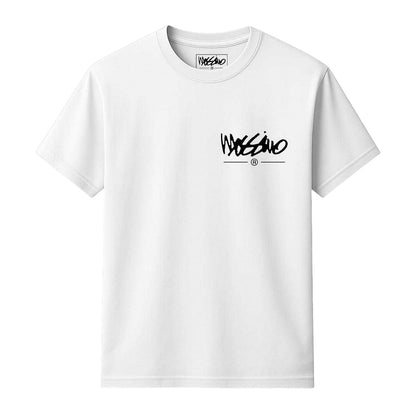 White - Front - Signature Mens Signature Crew Neck T-Shirt