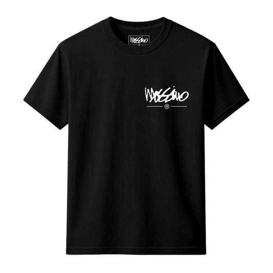 Black - Front - Signature Mens Signature Crew Neck T-Shirt