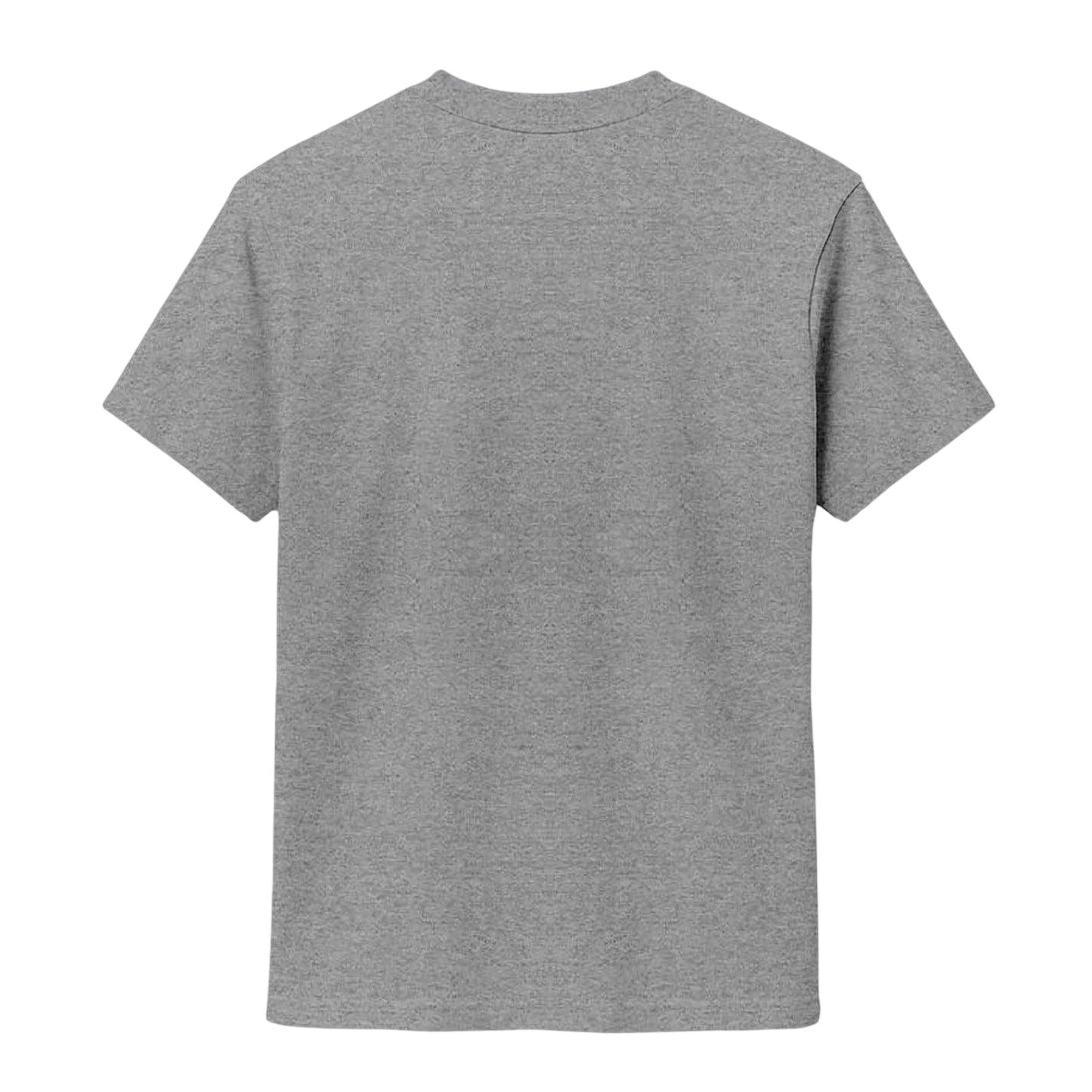 Heather Grey - Back - Republic of California Mens Cali Crew Neck T-Shirt