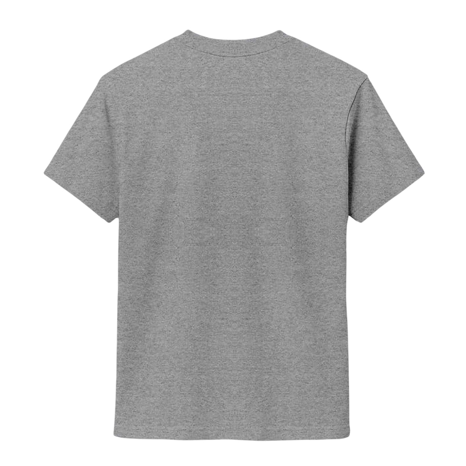 Heather Grey - Back - Republic of California Mens Cali Crew Neck T-Shirt