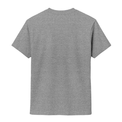 Heather Grey - Back - Republic of California Mens Cali Crew Neck T-Shirt