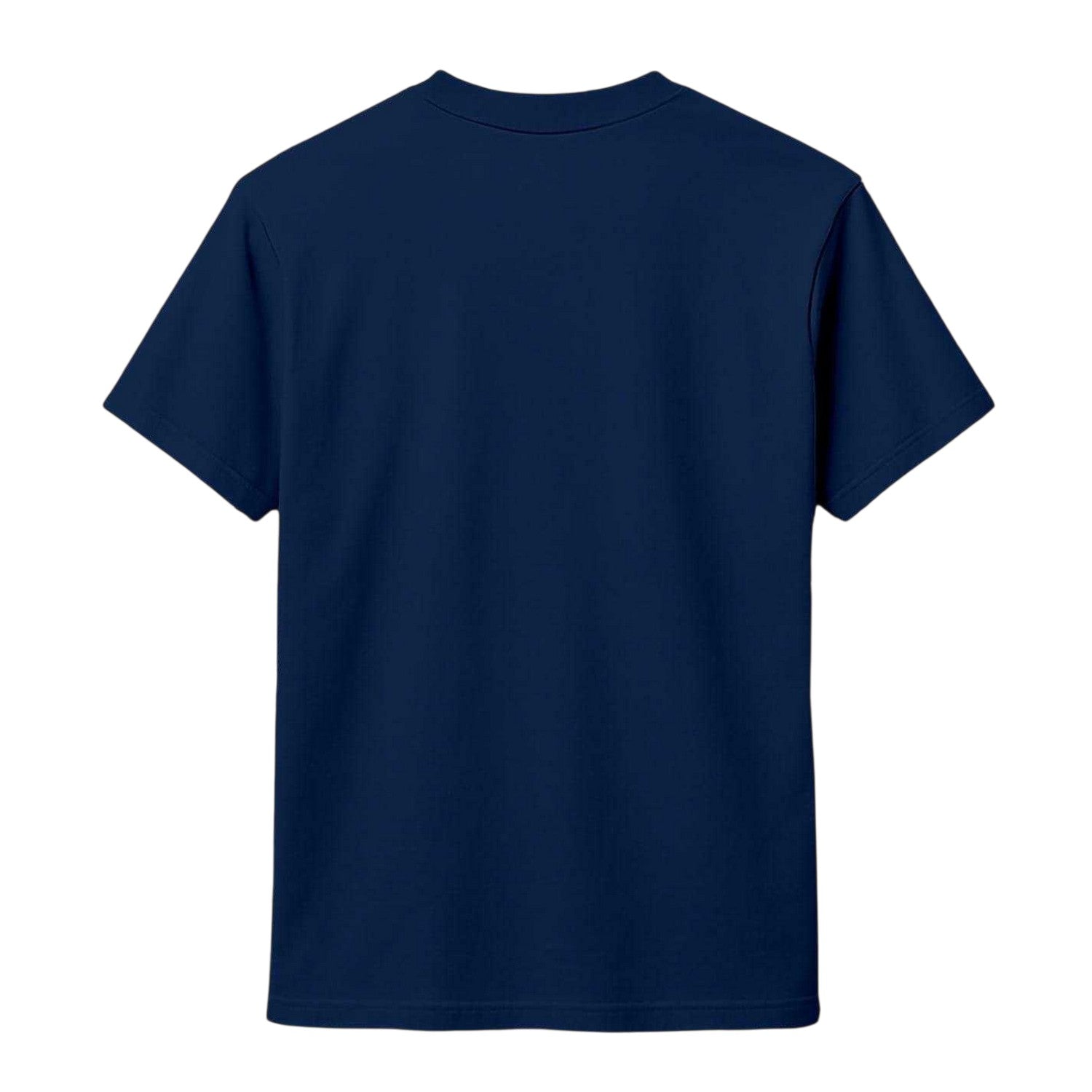 Navy Blue - Back - Republic of California Mens Cali Crew Neck T-Shirt