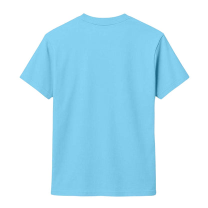 Sky Blue - Back - Republic of California Mens Cali Crew Neck T-Shirt