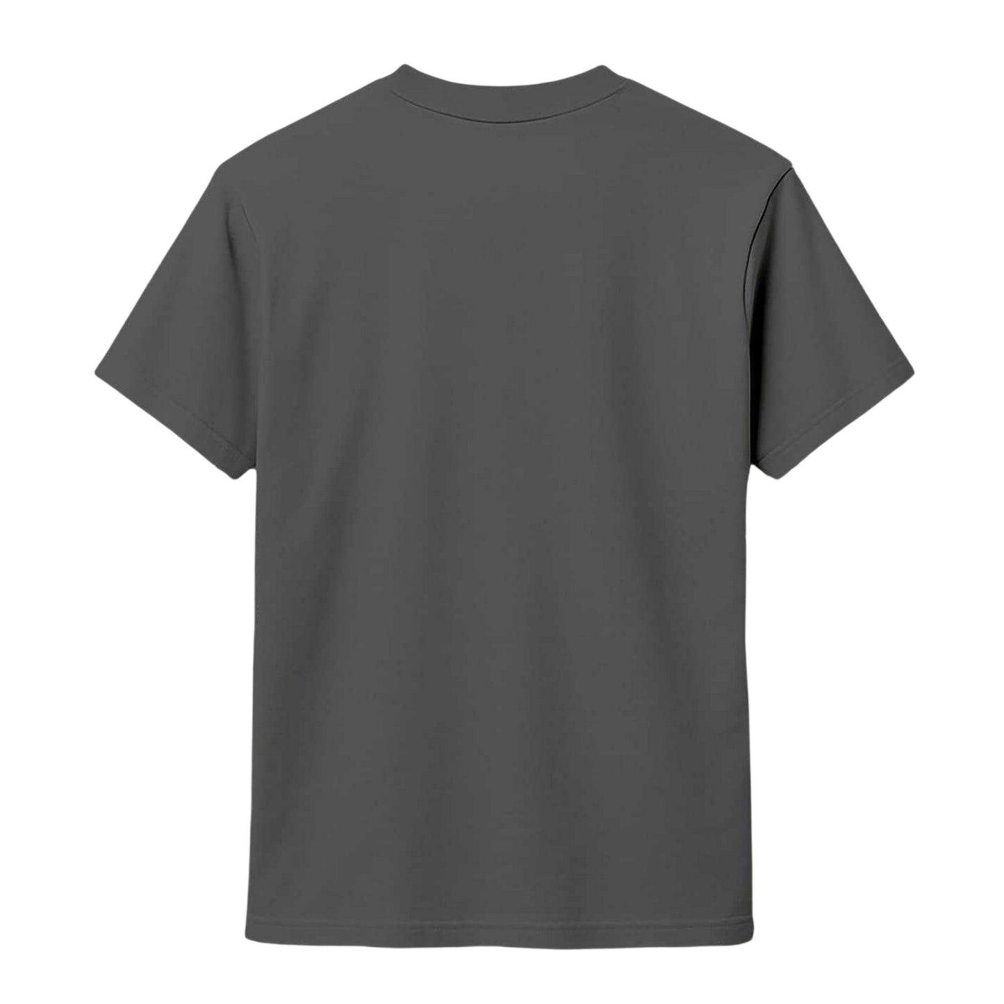 Charcoal - Back - Republic of California Mens Cali Crew Neck T-Shirt