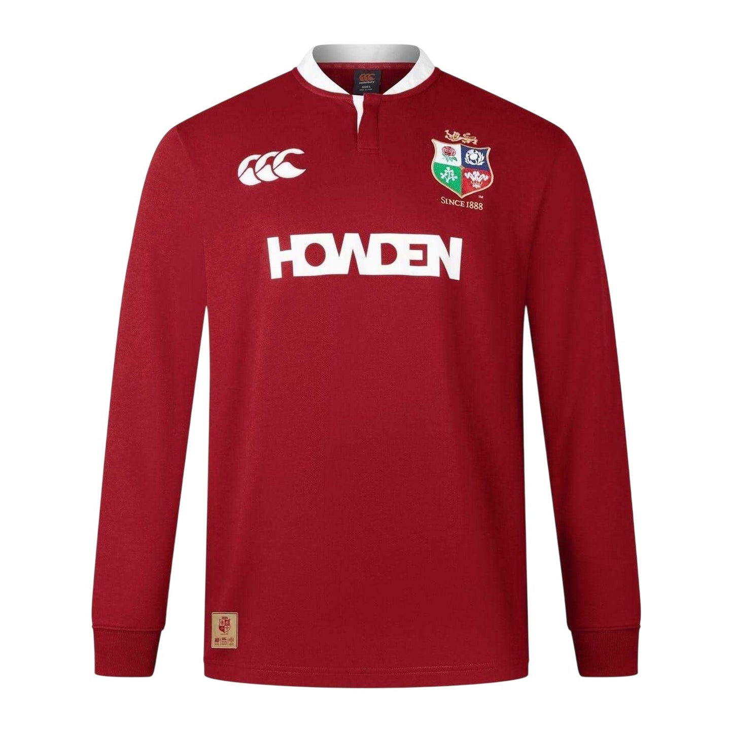 Red Dahlia - Front - Canterbury Unisex Adult Long-Sleeved Rugby Shirt