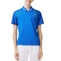 Blue - Side - Lacoste Mens Daniil Medvedev Tennis Polo Shirt