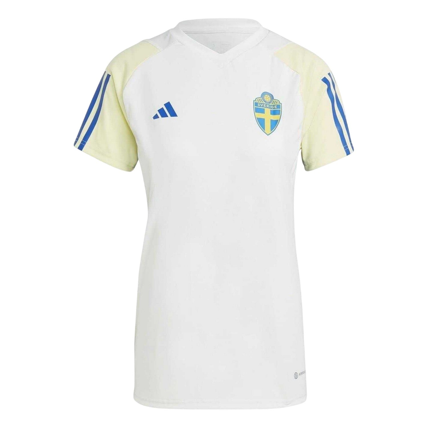 Off White - Front - Adidas Womens-Ladies Sweden FA Jersey