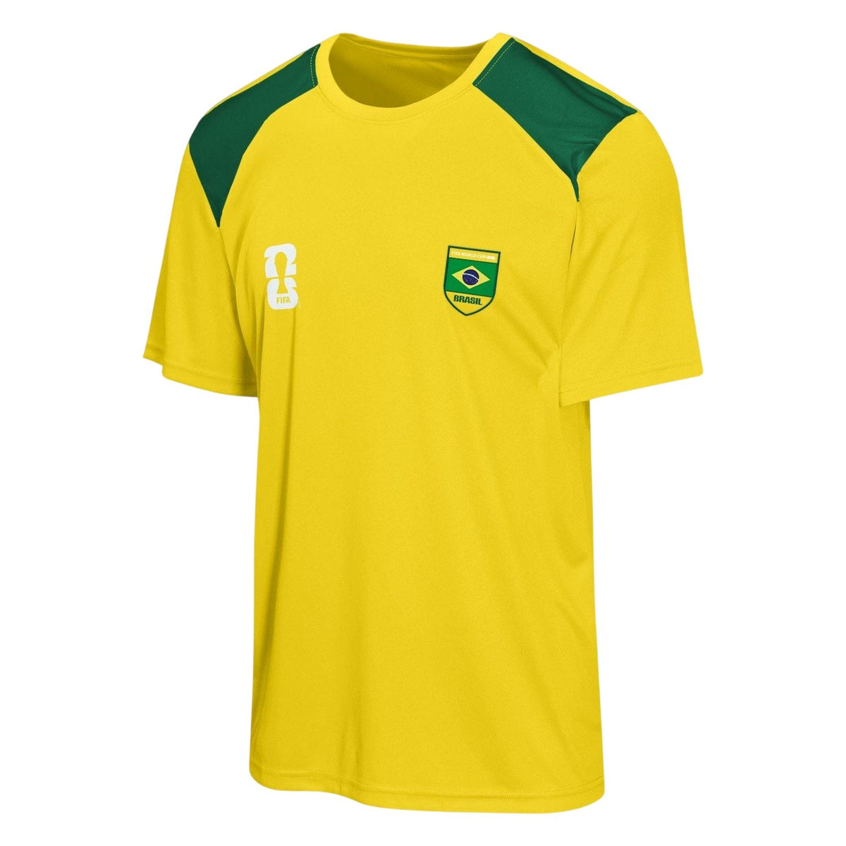Yellow - Front - Brasil Childrens-Kids FIFA World Cup 26 T-Shirt
