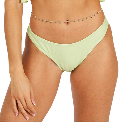 Mint Green - Front - Brave Soul Womens-Ladies Mid Rise Bikini Bottoms