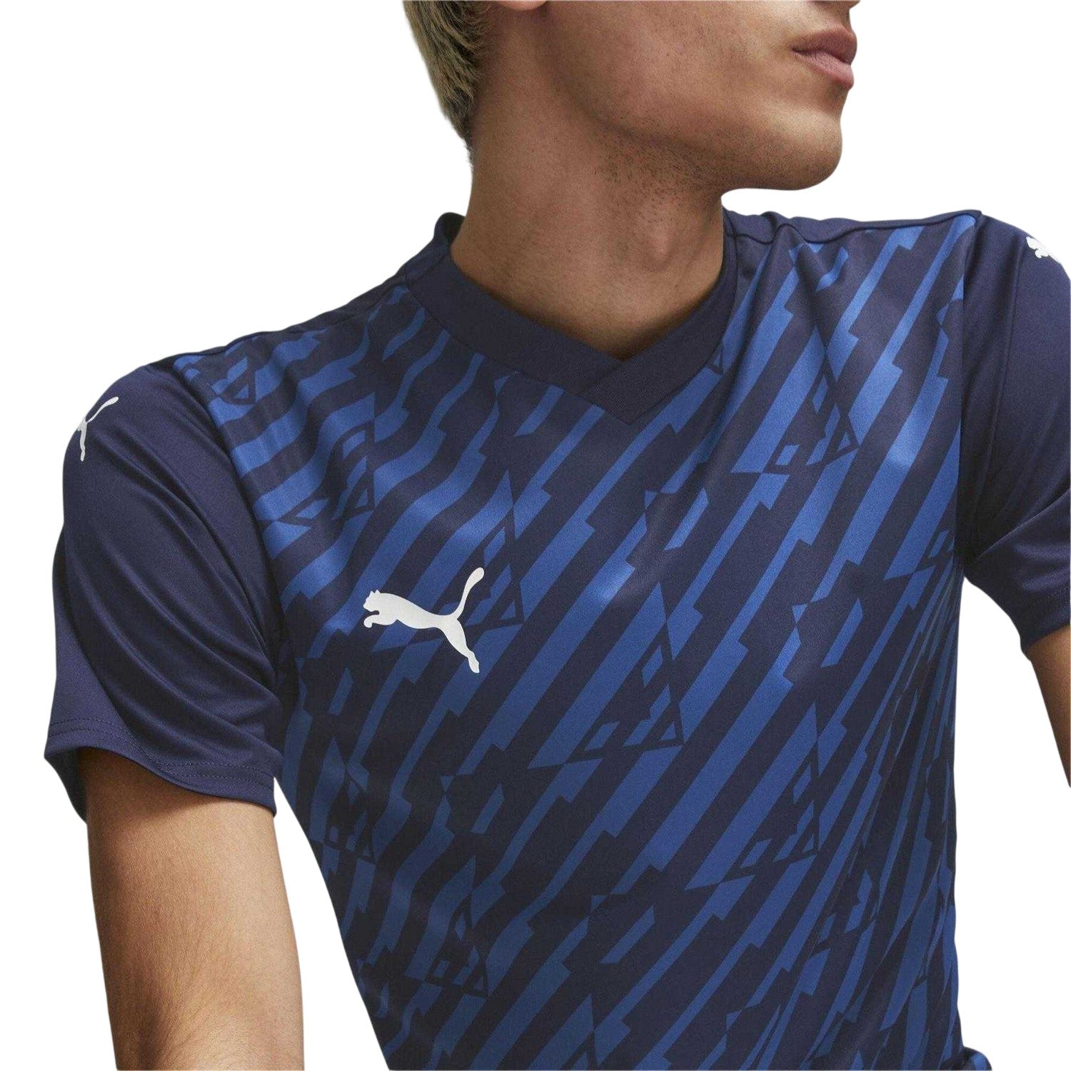 Peacoat - Side - Puma Mens TeamULTIMATE Jersey