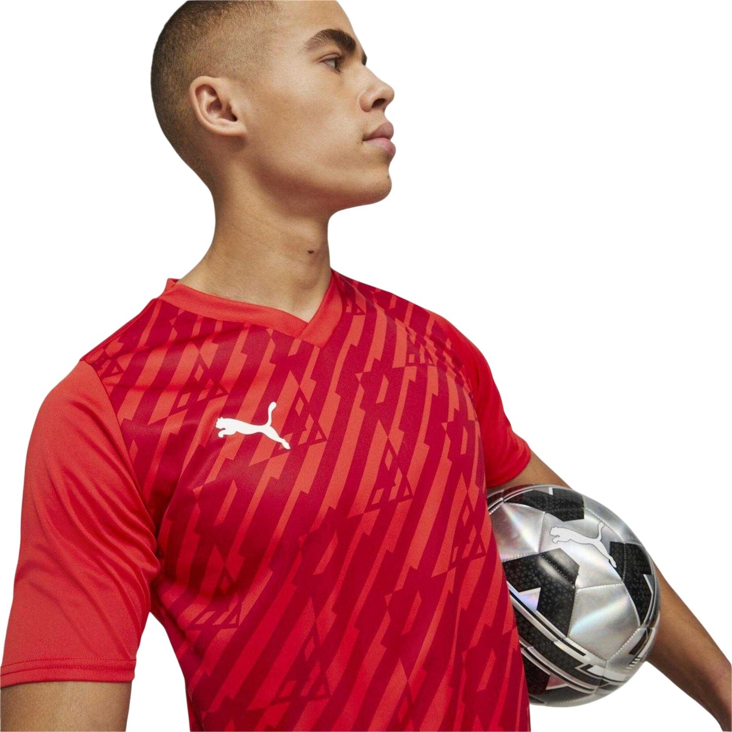 Red - Side - Puma Mens TeamULTIMATE Jersey