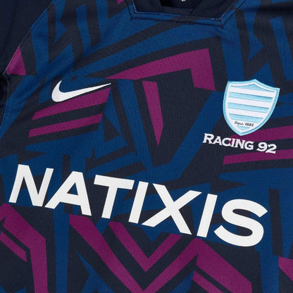Blue-Purple - Side - Nike Mens Stadium Racing 92 Rugby Away Jersey