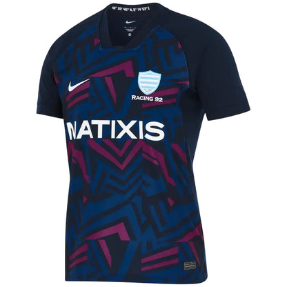 Blue-Purple - Lifestyle - Nike Mens Stadium Racing 92 Rugby Away Jersey