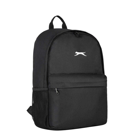 Black-Charcoal - Front - Slazenger School Backpack