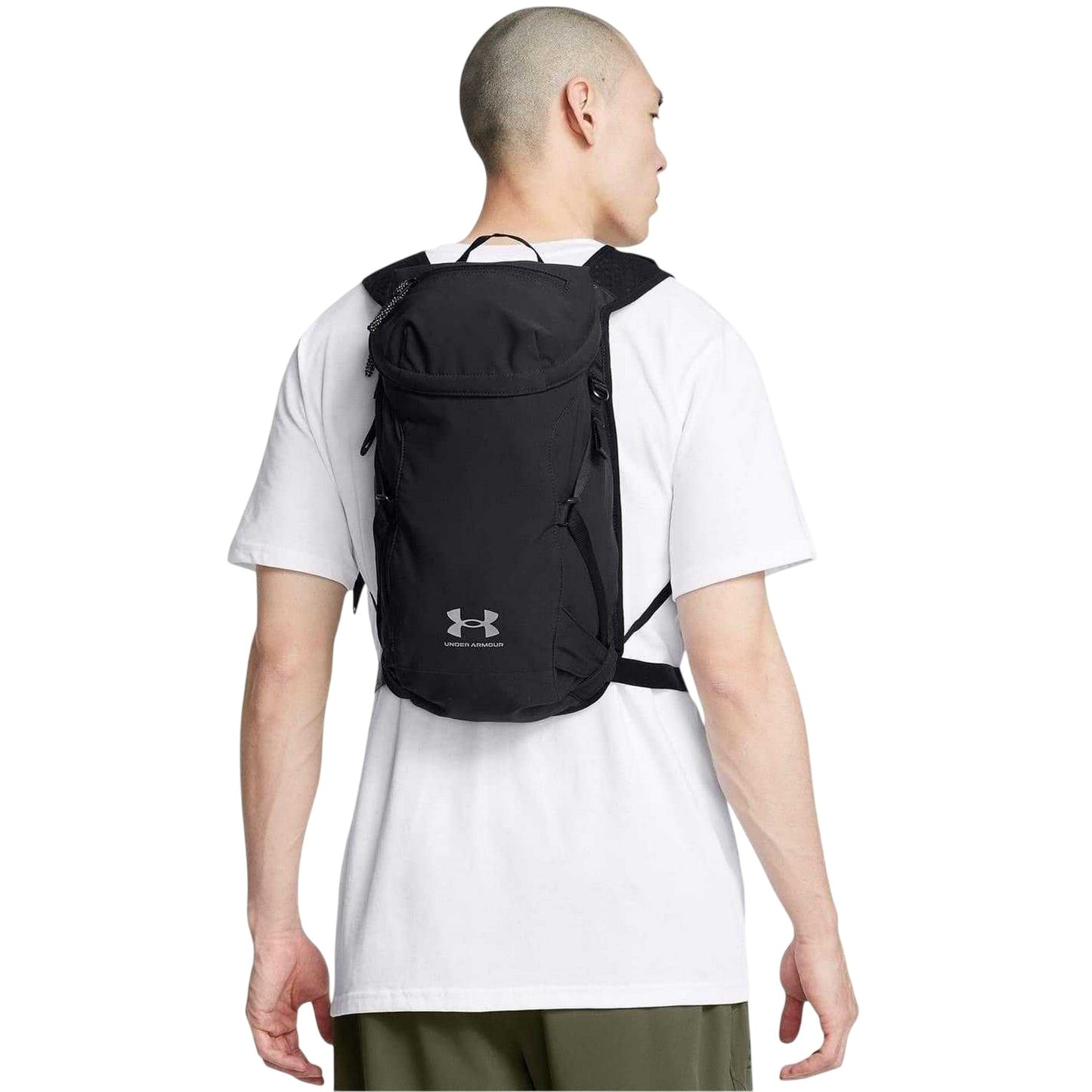 White Castlerock Marl - Side - Under Armour Launch Trail Backpack