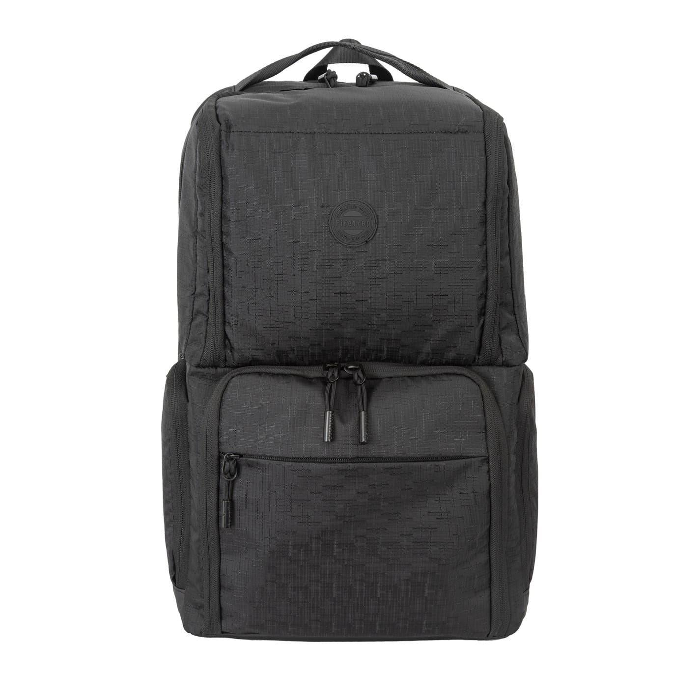 Black - Side - Firetrap Polyester Everyday Backpack