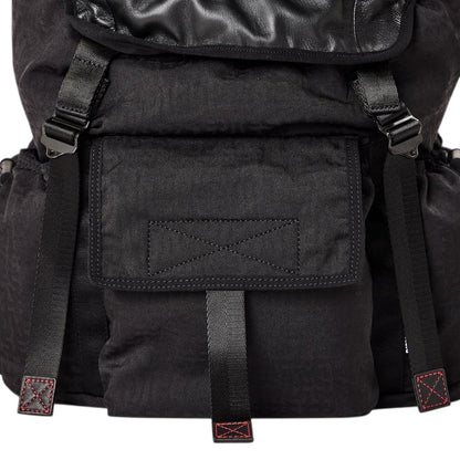 Black - Side - Diesel Nylon Rucksack