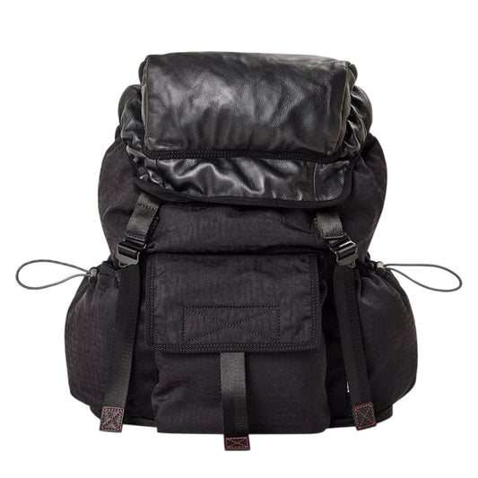 Black - Front - Diesel Nylon Rucksack