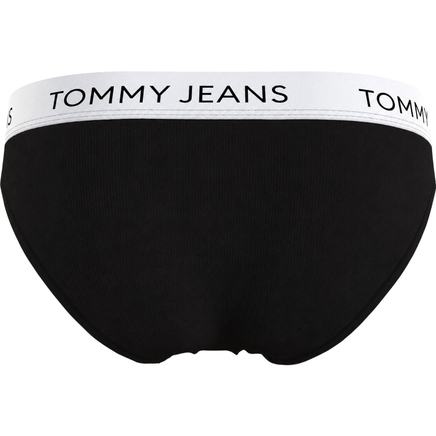 Black - Back - Tommy Jeans Womens-Ladies Logo Bikini Bottoms