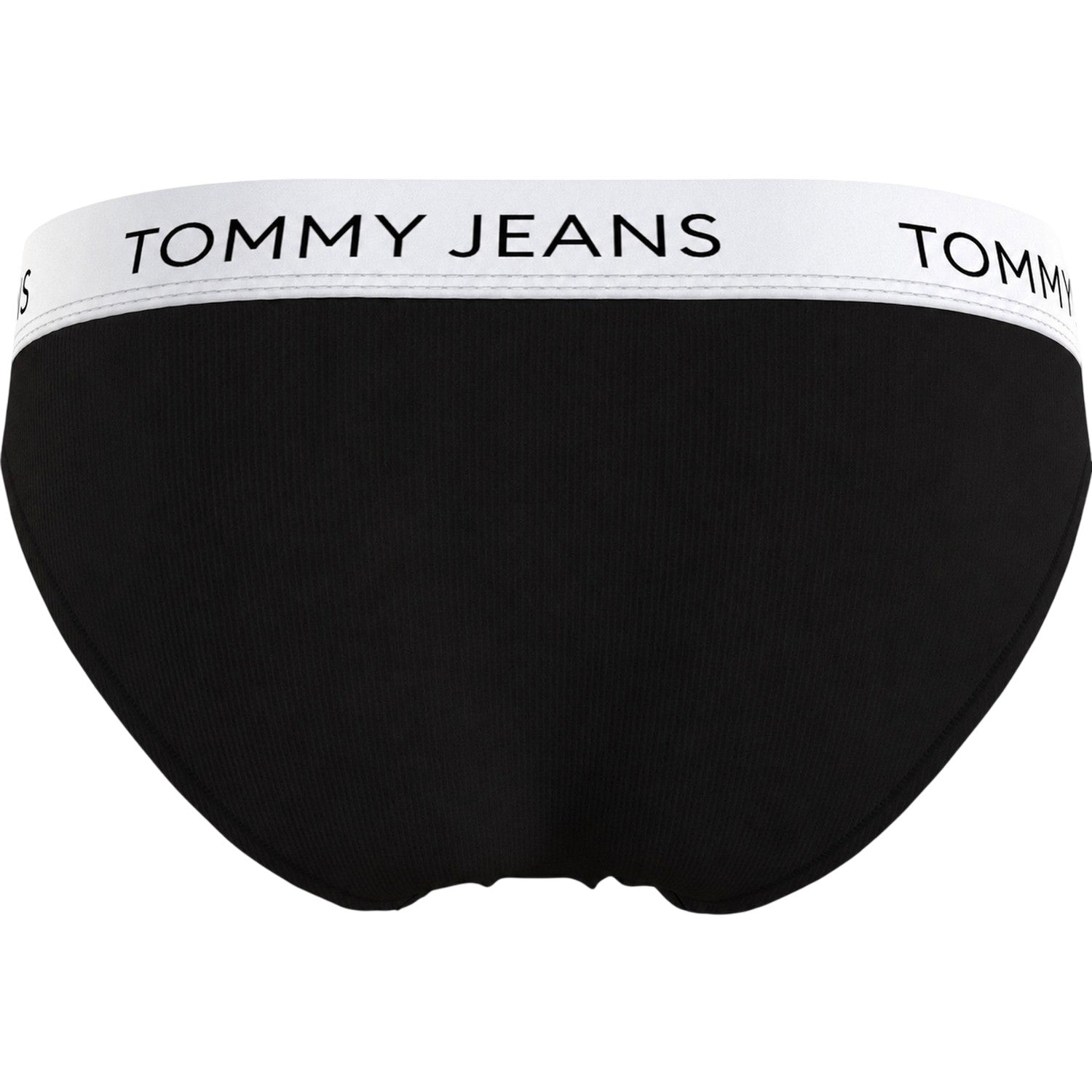 Black - Back - Tommy Jeans Womens-Ladies Logo Bikini Bottoms