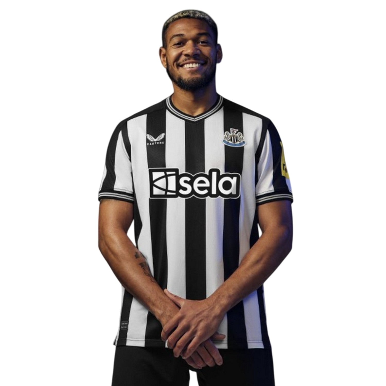 Black-White - Lifestyle - Castore Womens-Ladies Newcastle United FC Replica Football Shirt