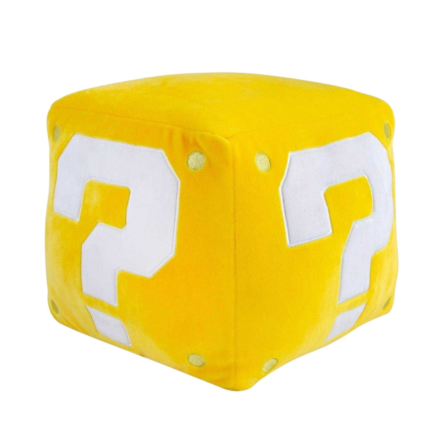 Yellow - Side - Super Mario Bros Block Plush Toy