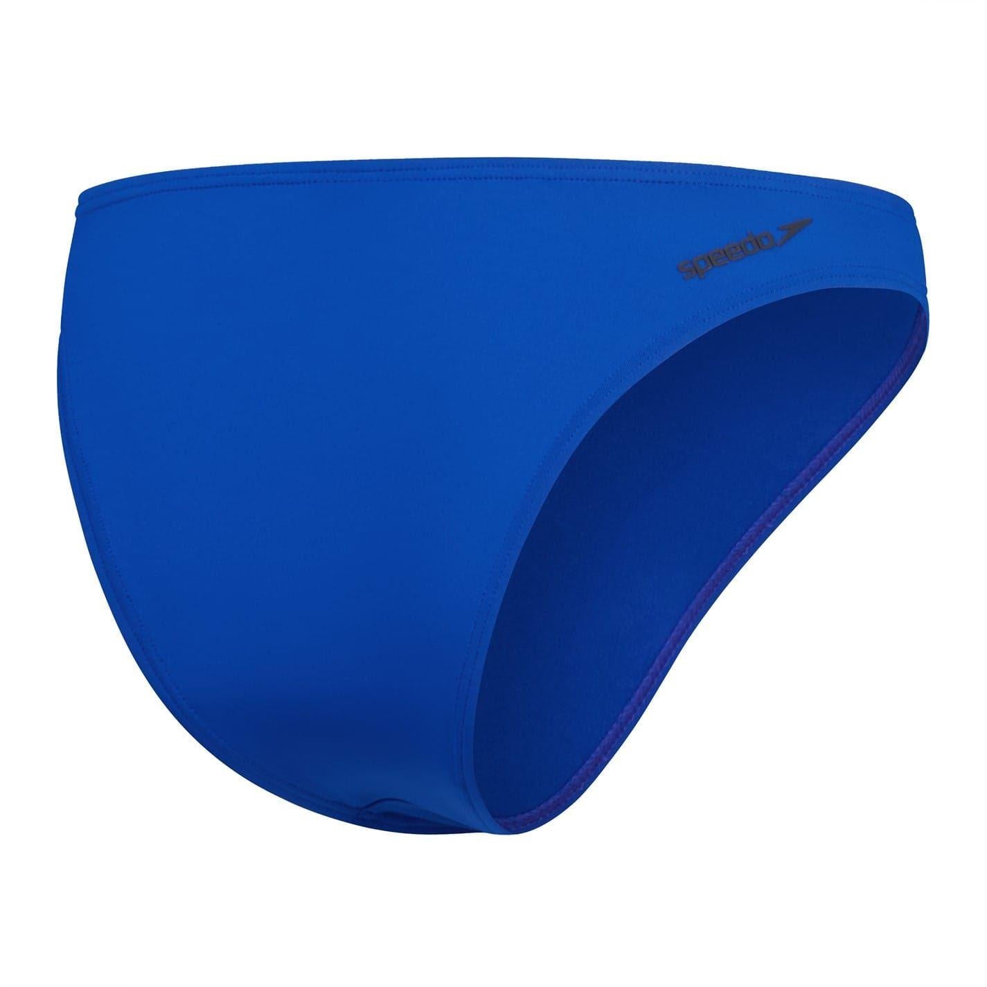Blue - Back - Speedo Womens-Ladies Logo Bikini Bottoms