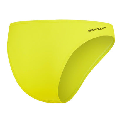 Lemon Green - Front - Speedo Womens-Ladies Logo Bikini Bottoms