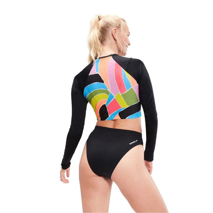 Multicoloured - Pack Shot - Speedo Womens-Ladies Colour Block Bikini Bottoms