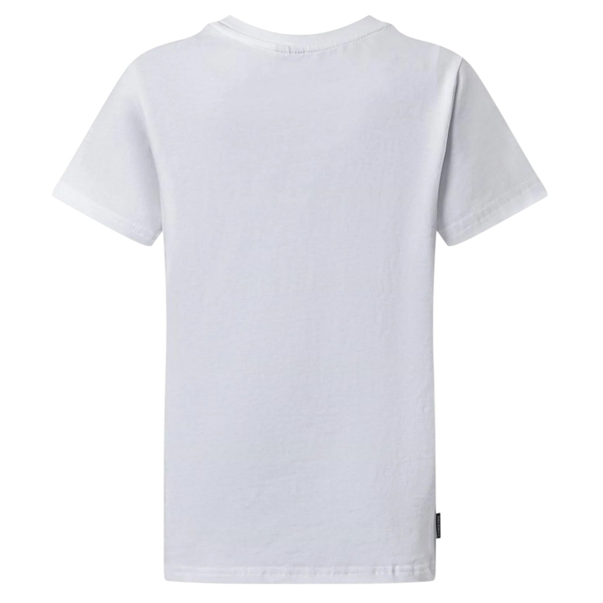 White - Back - Gym King Childrens-Kids Fundamental Mini T-Shirt