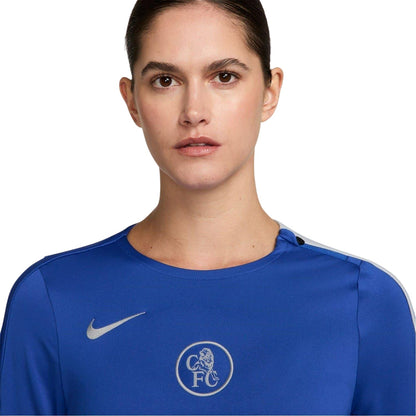 Blue-Silver - Lifestyle - Nike Womens-Ladies Strike 2025-2026 Chelsea FC Top