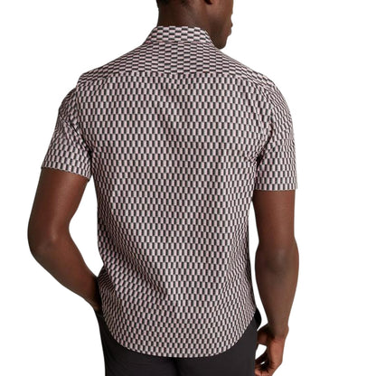 Pink - Lifestyle - Ted Baker Mens Geometric Regular Shirt