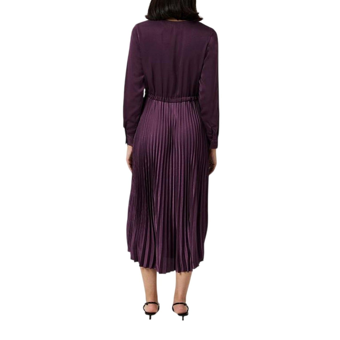 Plum Perfect - Back - Vero Moda Womens-Ladies Cindy A-line Maxi Dress