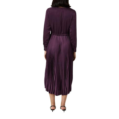 Plum Perfect - Back - Vero Moda Womens-Ladies Cindy A-line Maxi Dress