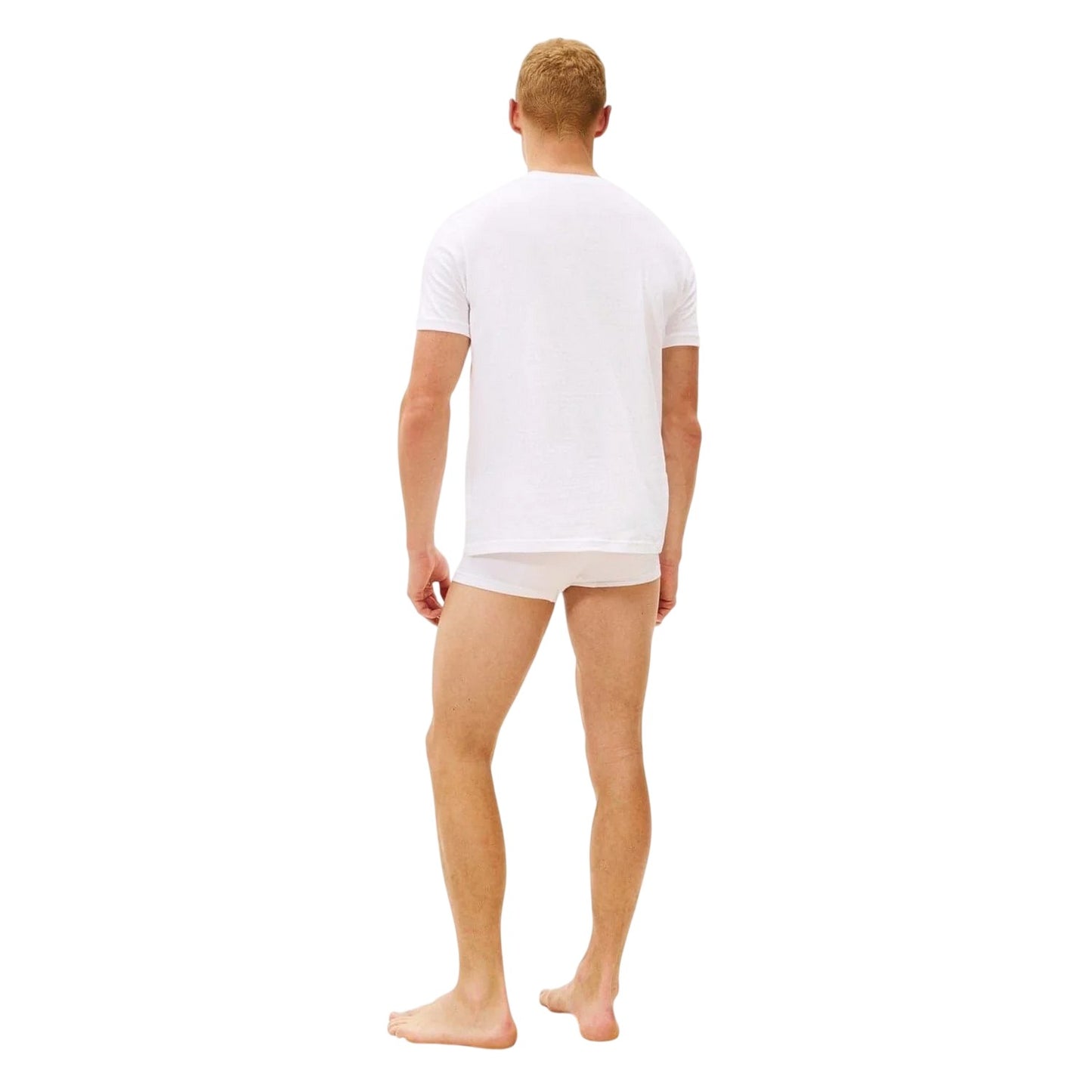 White-Navy - Pack Shot - Tommy Hilfiger Mens Plain Boxer Shorts (Pack of 2)
