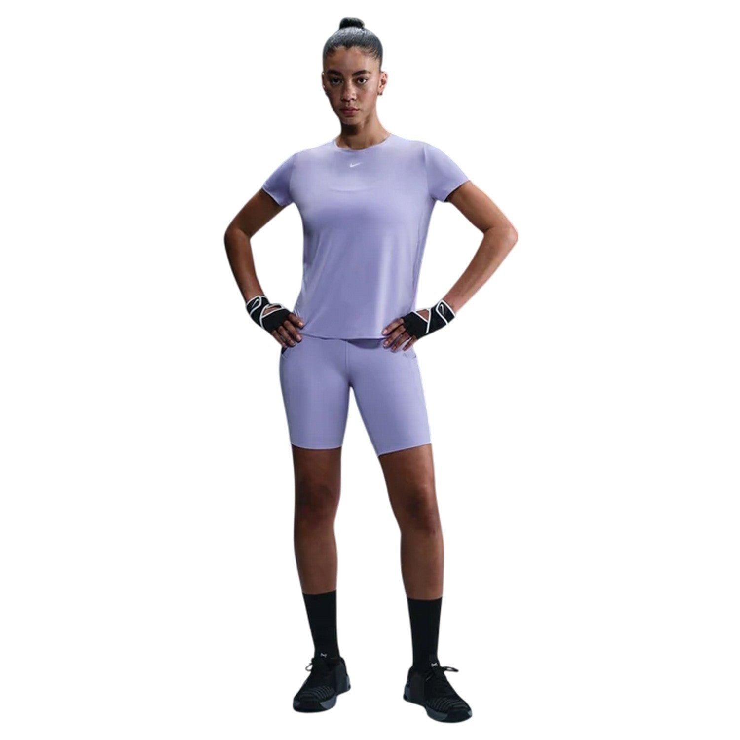 Lilac - Lifestyle - Nike Womens-Ladies One Dri-FIT Standard Top