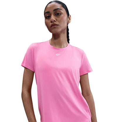 Playful Pink - Side - Nike Womens-Ladies One Dri-FIT Standard Top
