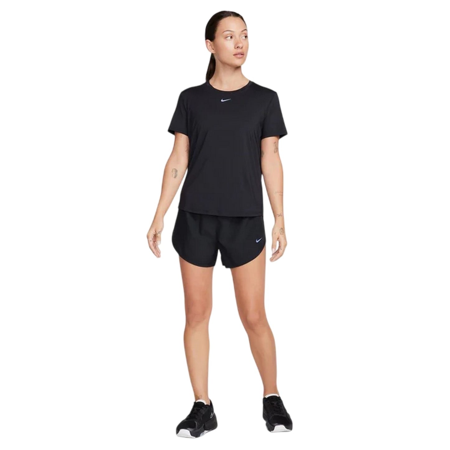 Burgundy - Front - Nike Womens-Ladies One Dri-FIT Standard Top