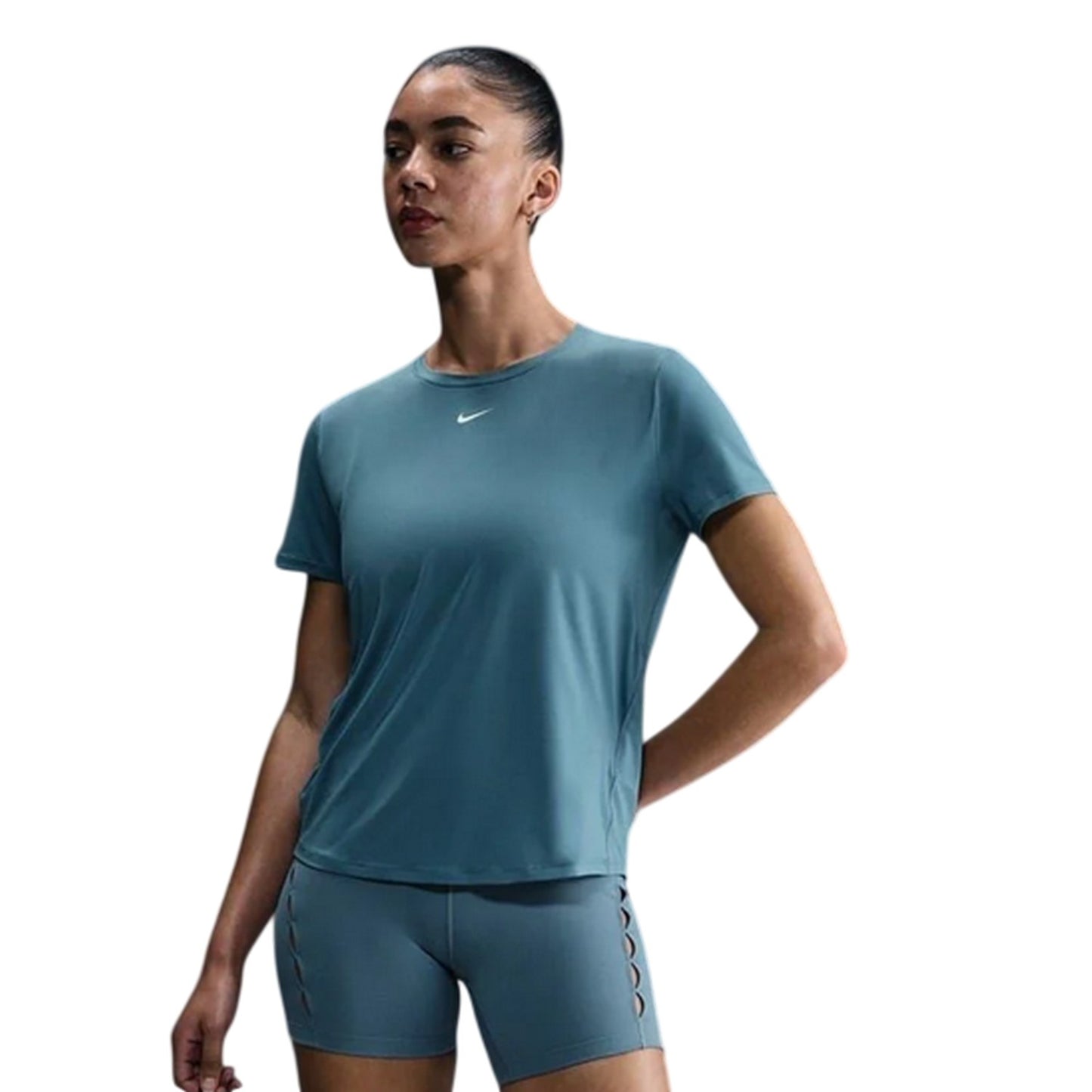 Smokey Blue - Front - Nike Womens-Ladies One Dri-FIT Standard Top