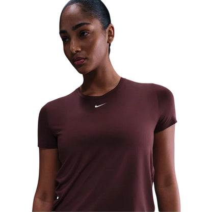 Burgundy - Lifestyle - Nike Womens-Ladies One Dri-FIT Standard Top