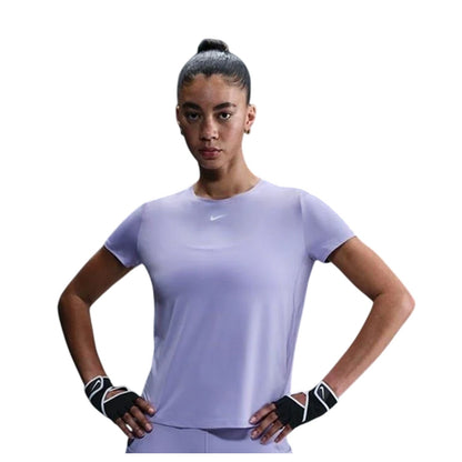Lilac - Front - Nike Womens-Ladies One Dri-FIT Standard Top