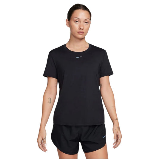 Black - Front - Nike Womens-Ladies One Dri-FIT Standard Top